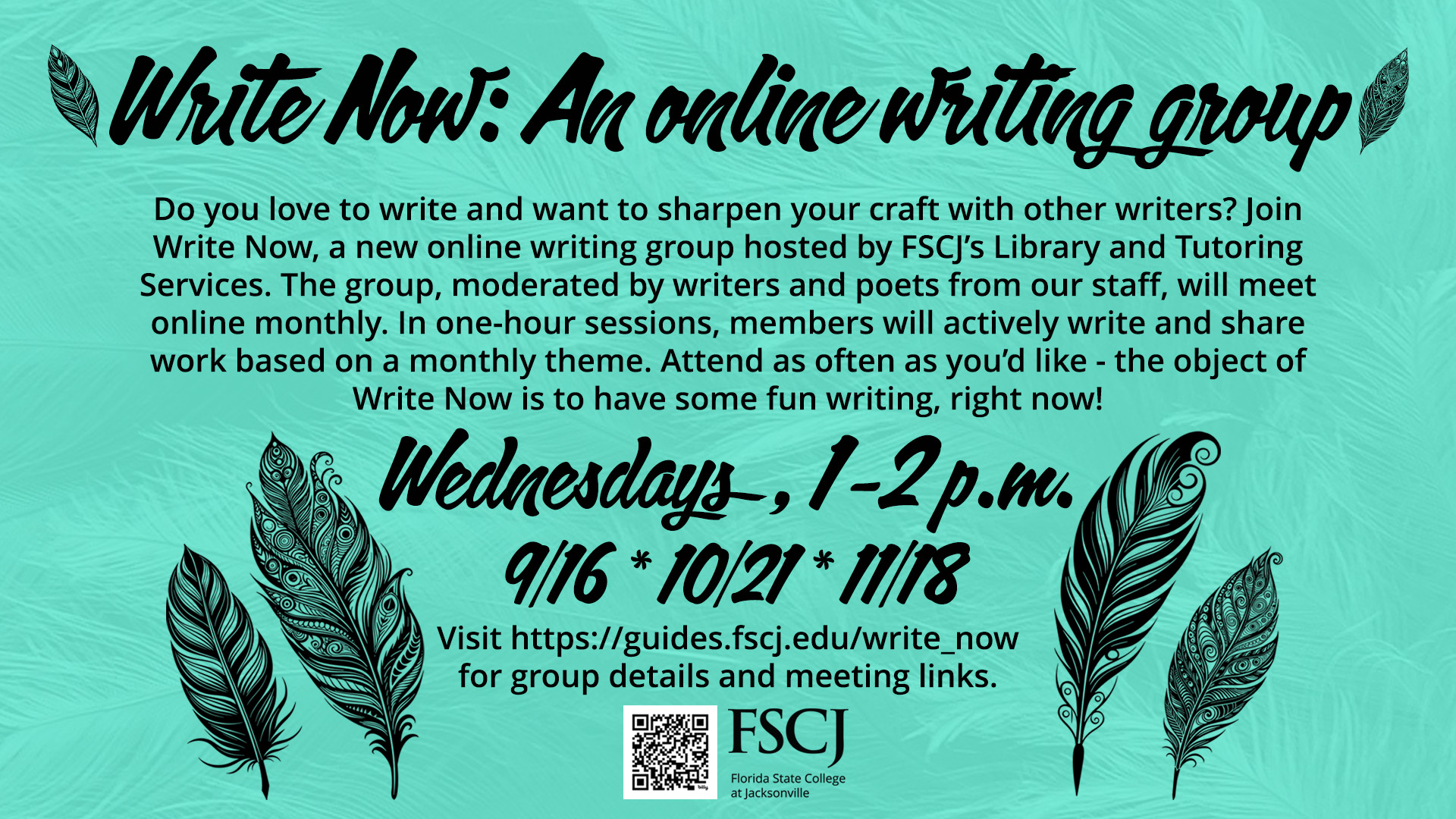 Write Now: An Online Writing Group